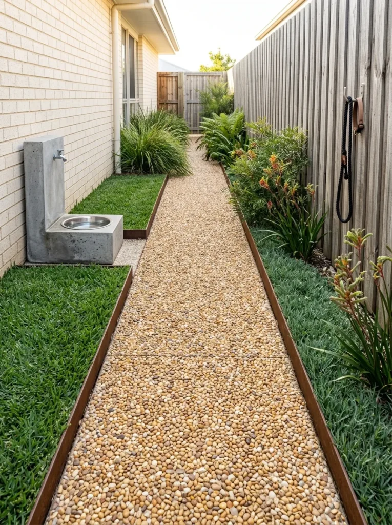 Small Side Yard Dog Run