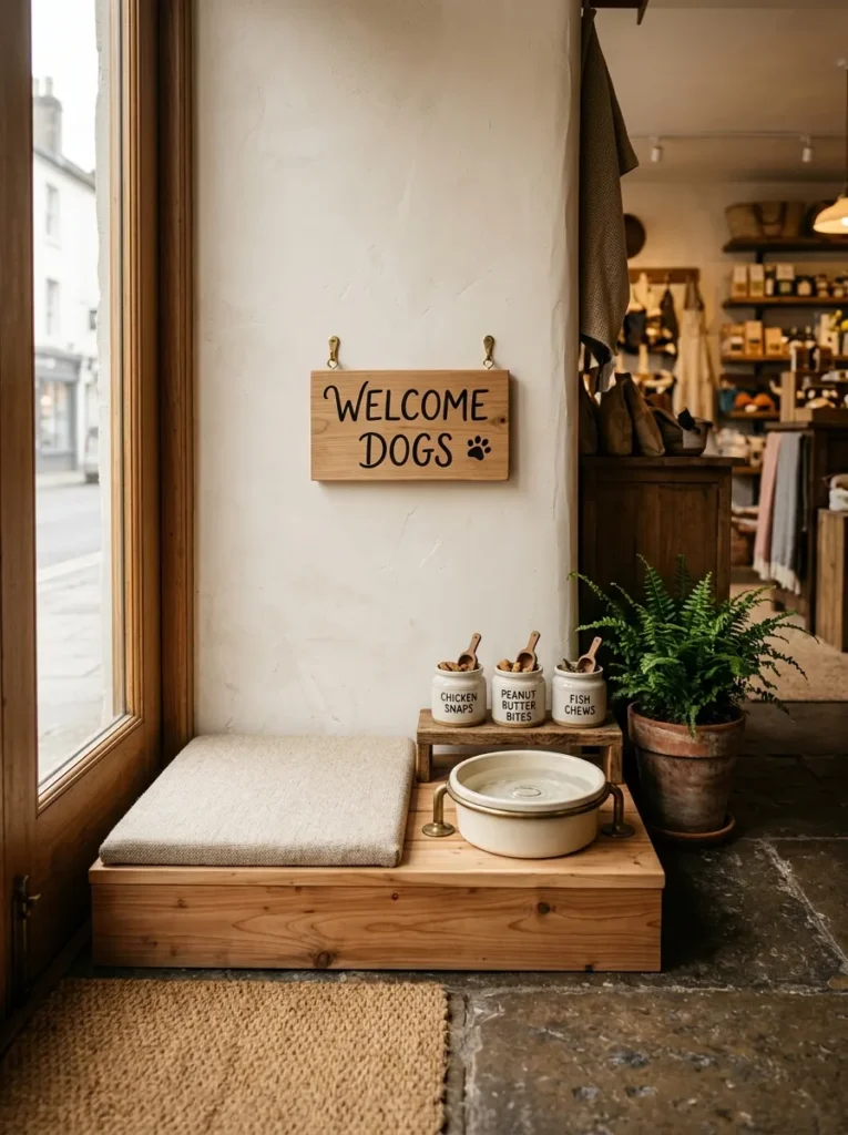 Trendy Dog Shop Design
