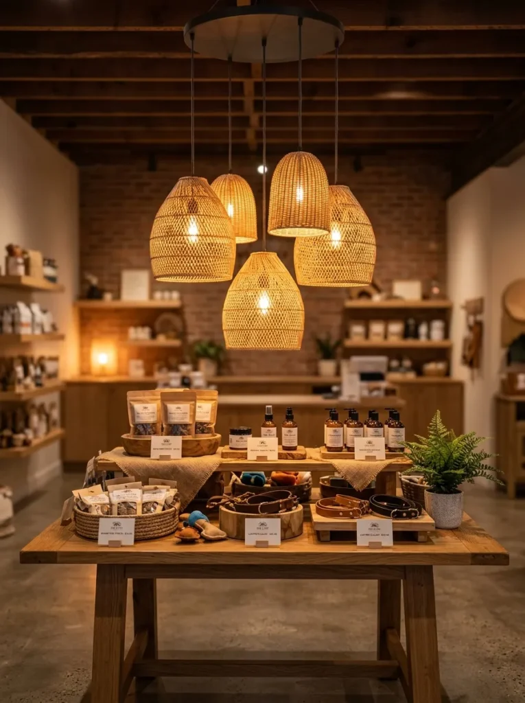 Trendy Dog Shop Design