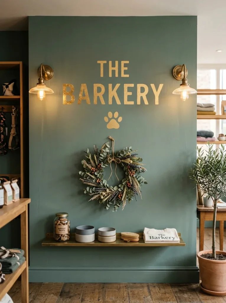 Trendy Dog Shop Design