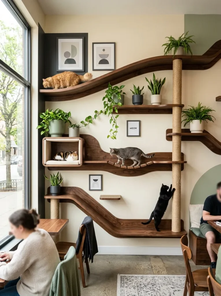 Cat Café Aesthetic