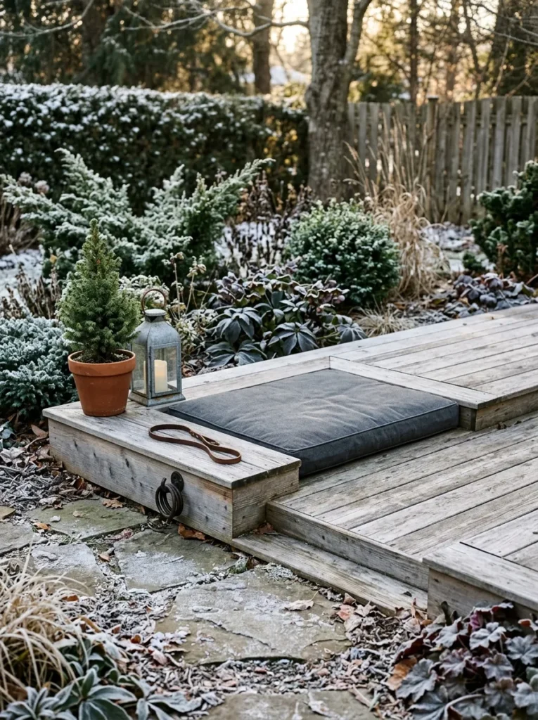 Winter Dog Garden