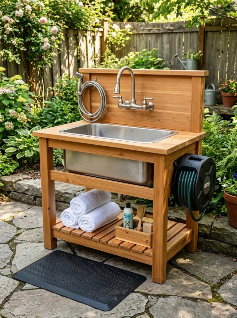 Outdoor Pet Spa Ideas