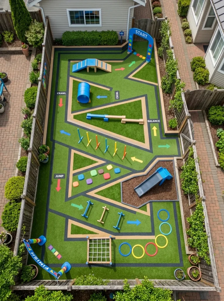 Creative Dog Play Area