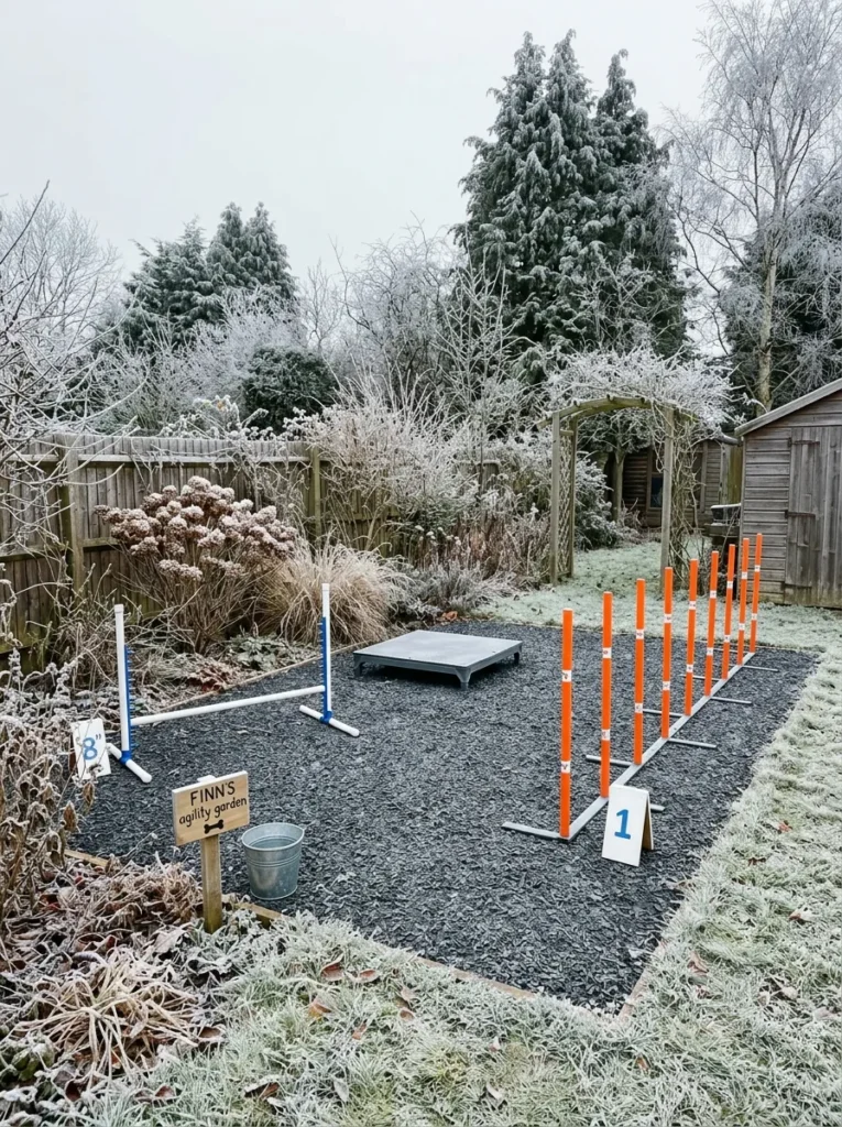 Winter Dog Garden