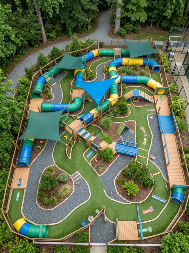 Creative Dog Play Area