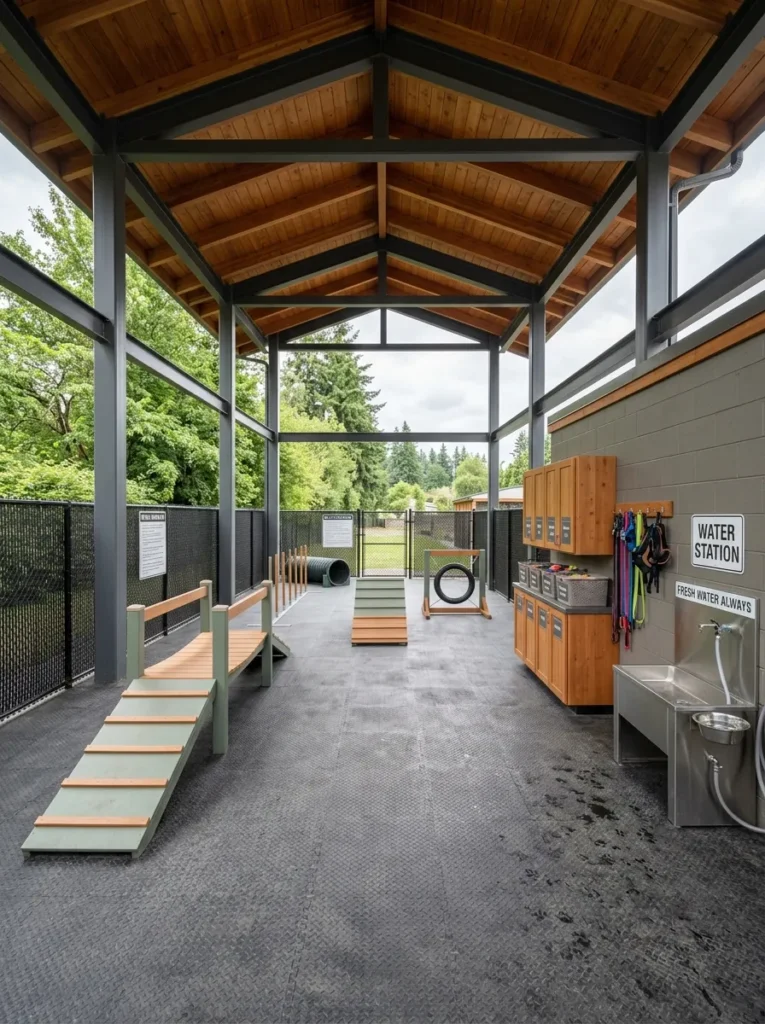 Creative Dog Play Area