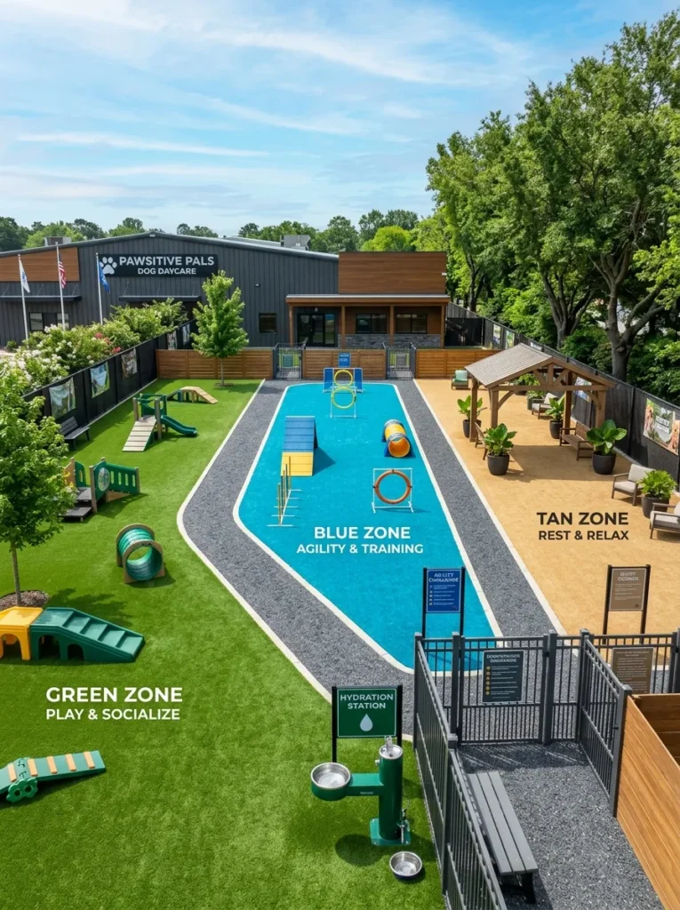 Creative Dog Play Area