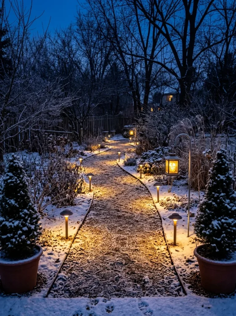 Winter Dog Garden