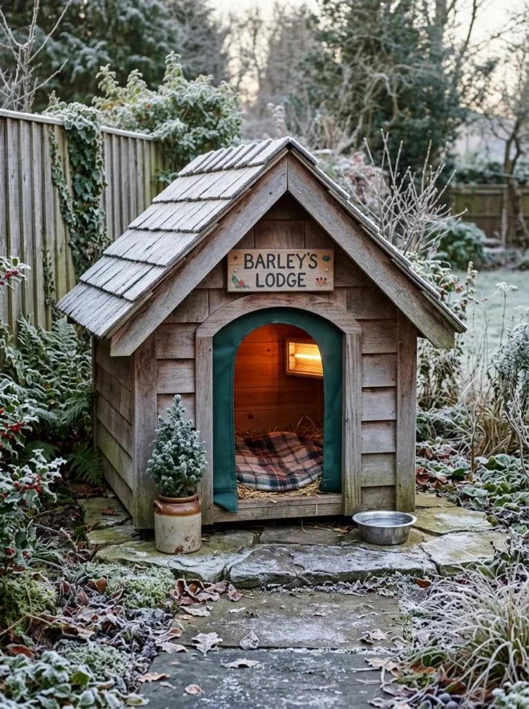 Winter Dog Garden