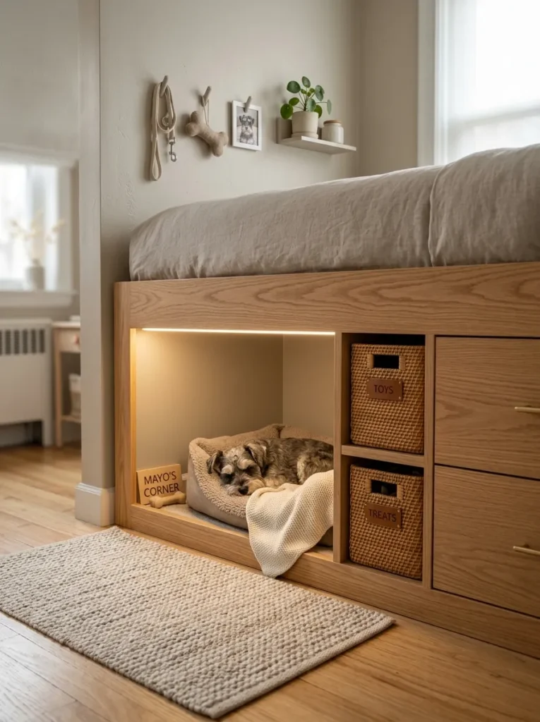 Underbed Dog Nook