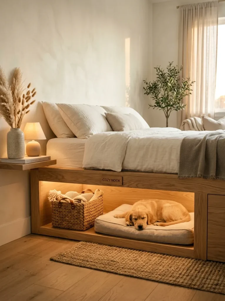 Underbed Dog Nook