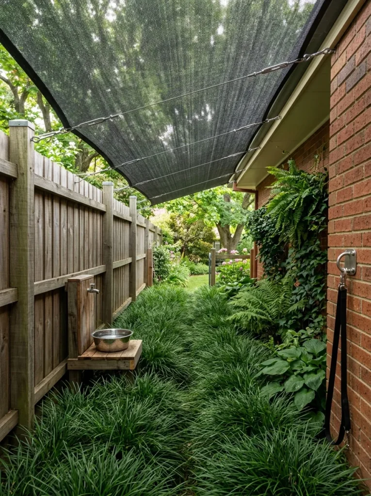 Small Side Yard Dog Run
