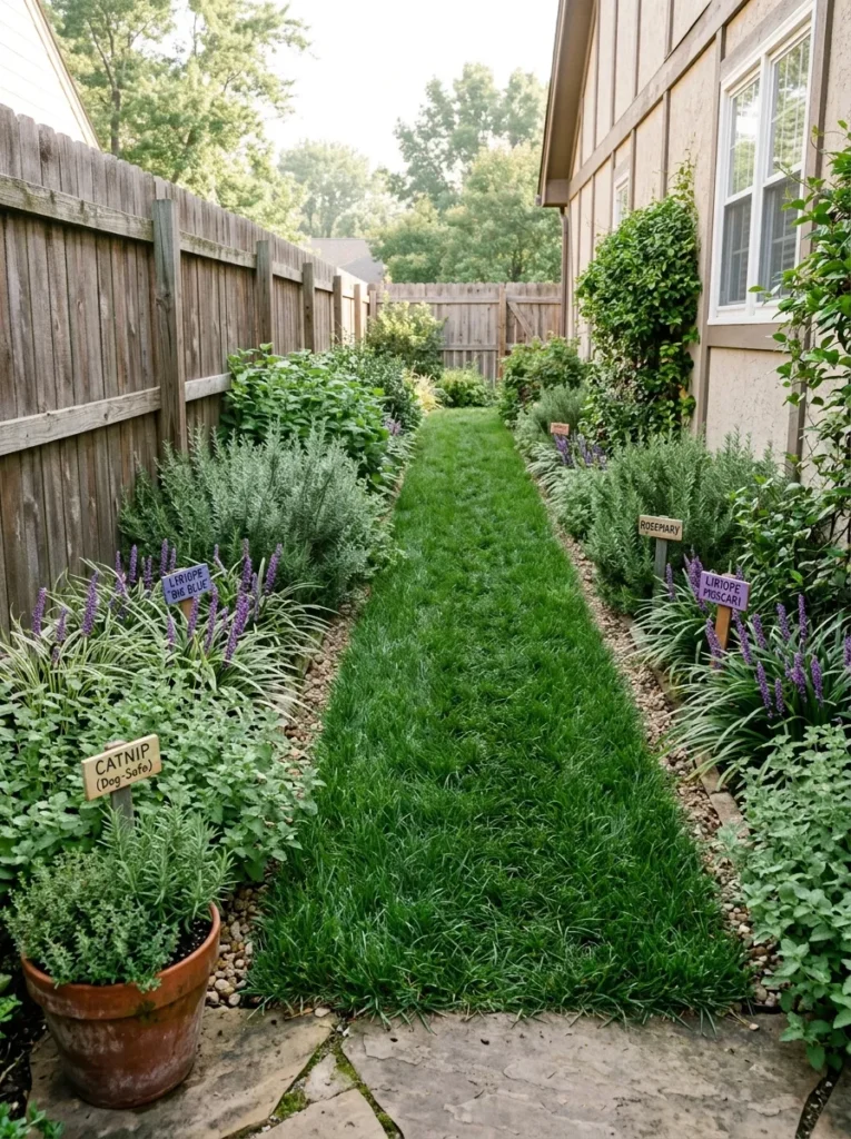 Small Side Yard Dog Run
