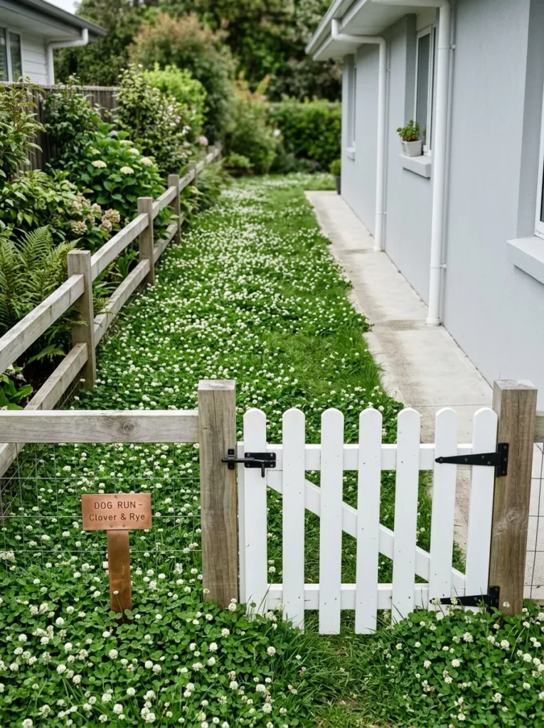 Small Side Yard Dog Run