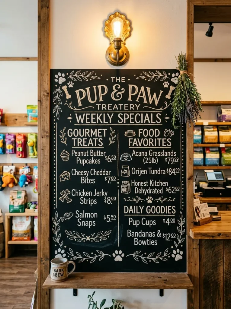 Trendy Dog Shop Design