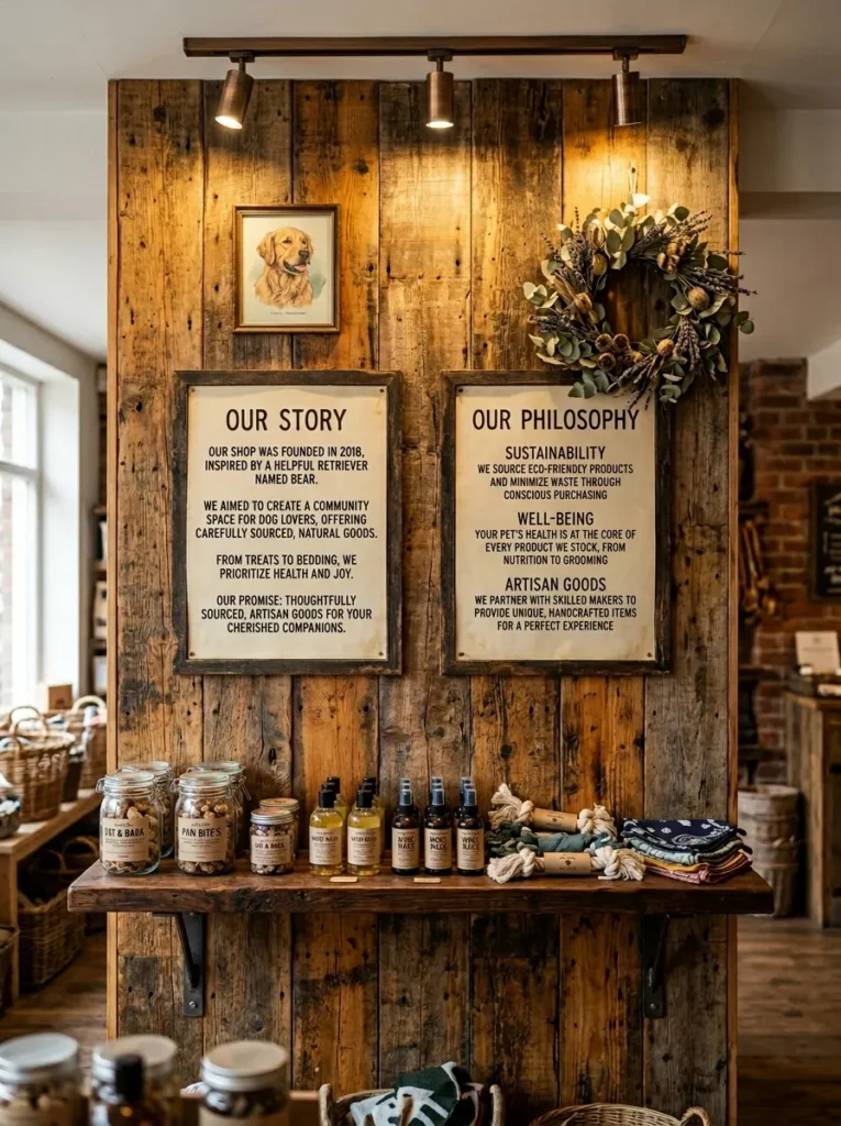 Trendy Dog Shop Design