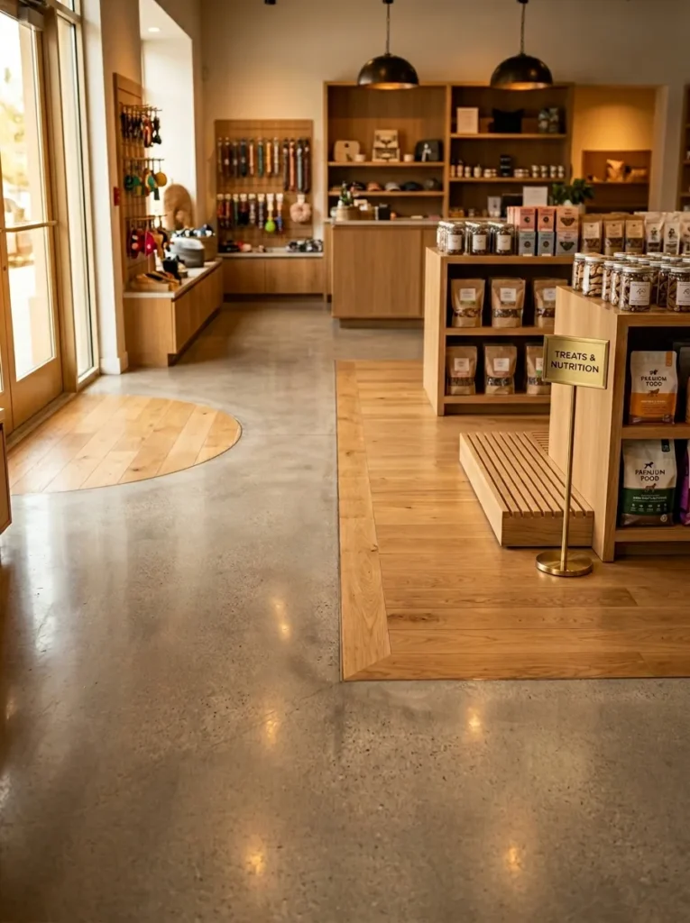 Trendy Dog Shop Design