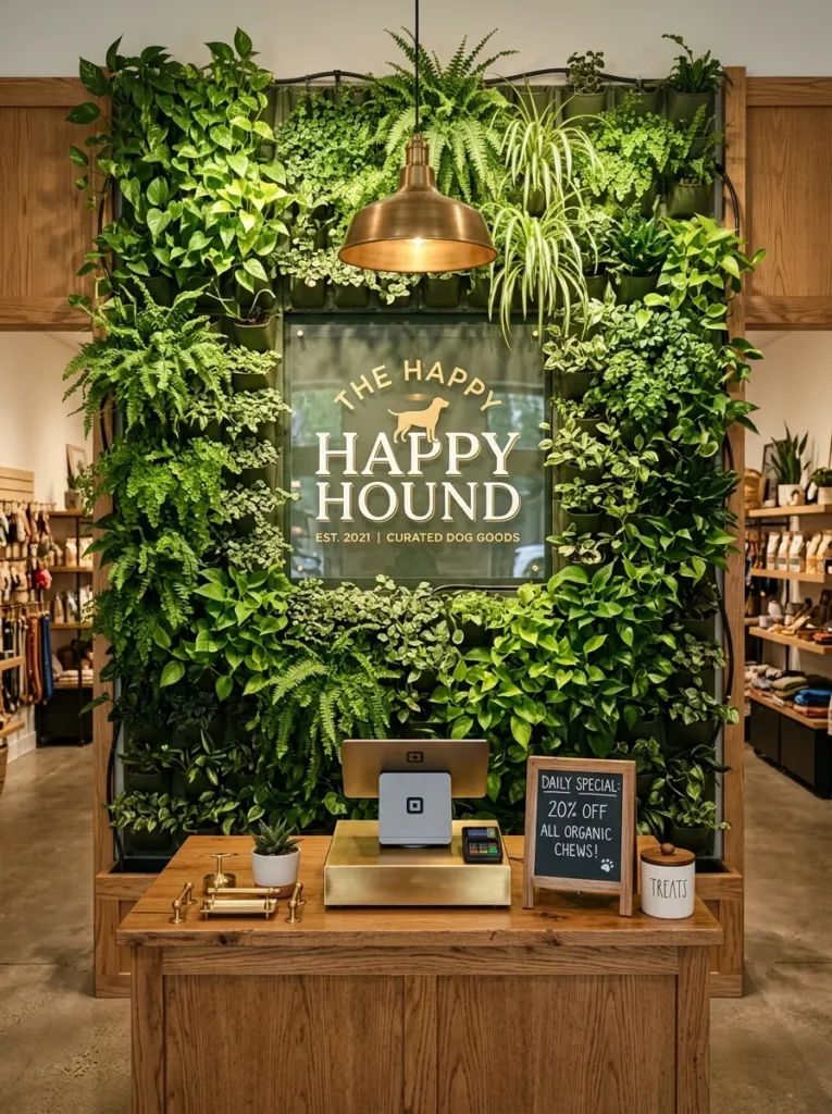 Trendy Dog Shop Design