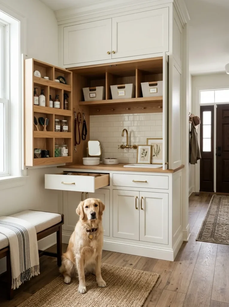 Entryway Dog Nook