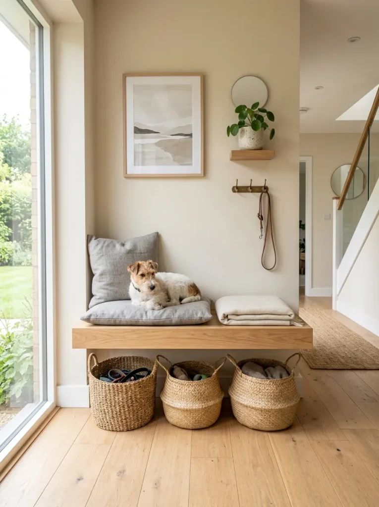 Entryway Dog Nook