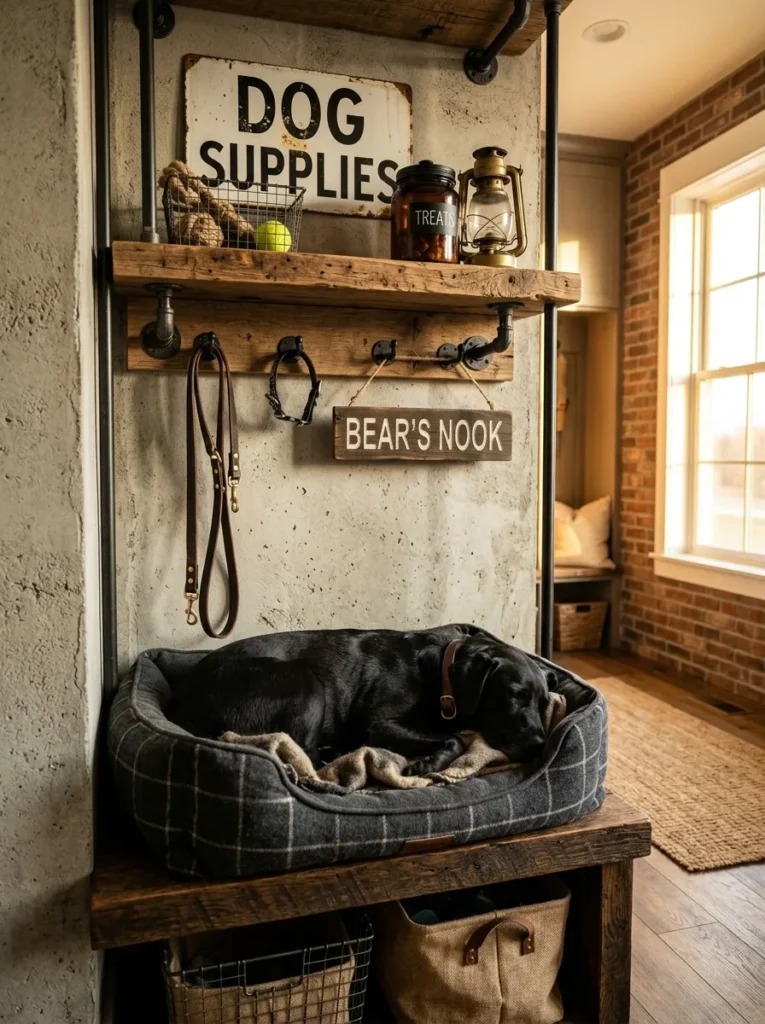 Entryway Dog Nook