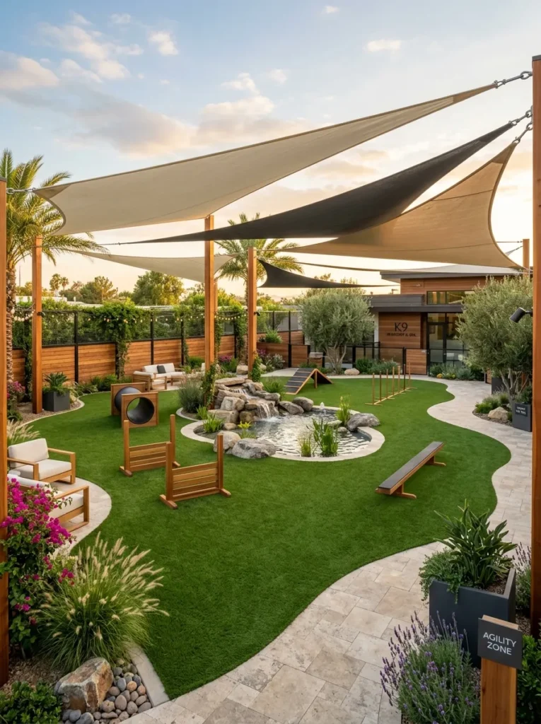 Creative Dog Play Area
