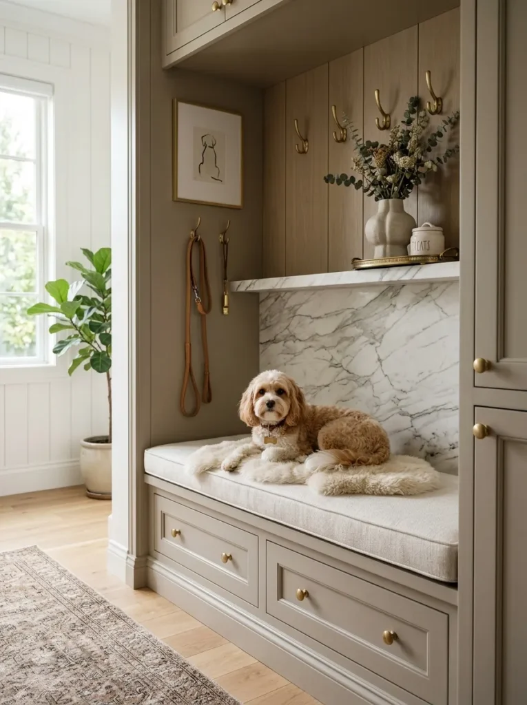 Entryway Dog Nook