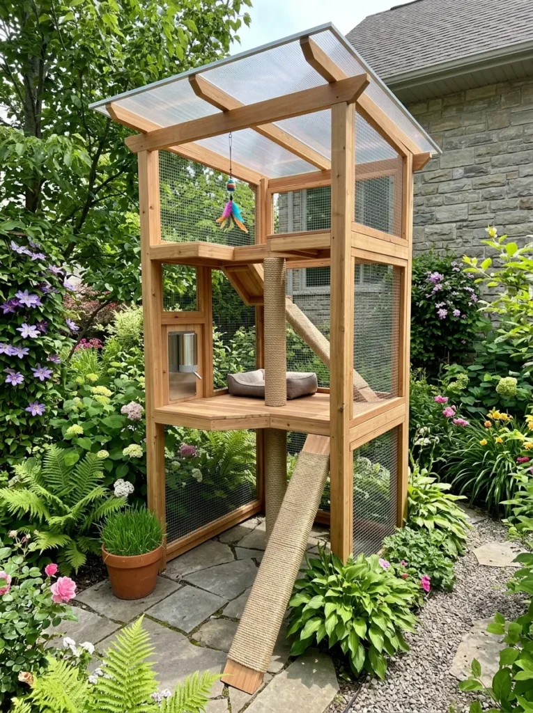 Outdoor Cat Enclosure Ideas