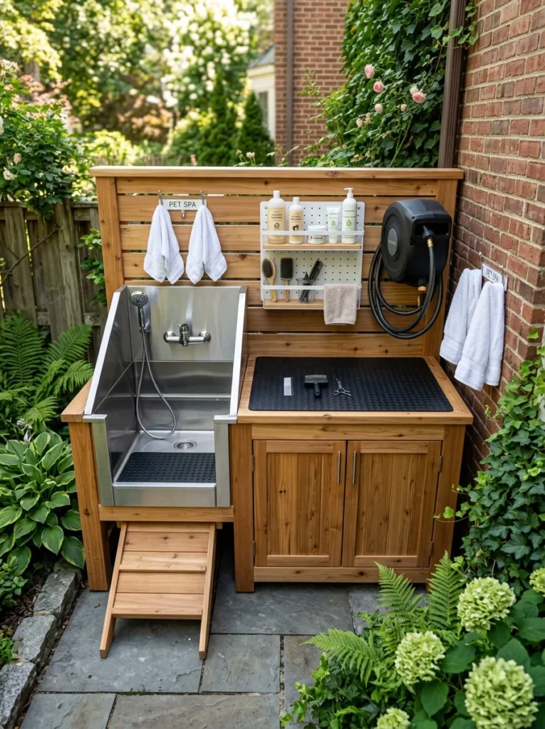 Outdoor Pet Spa Ideas