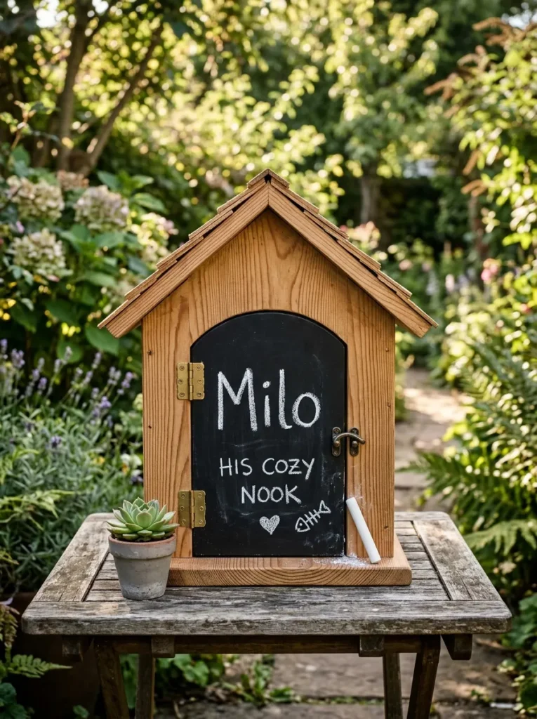 Wooden Cat House Designs