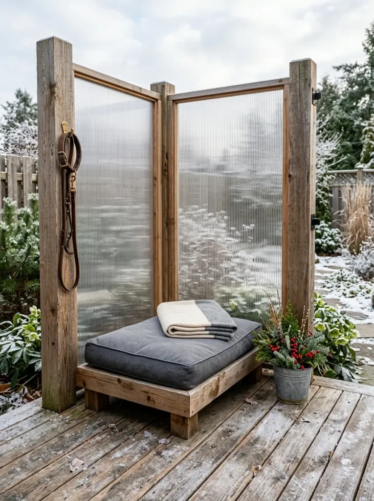 Winter Dog Garden