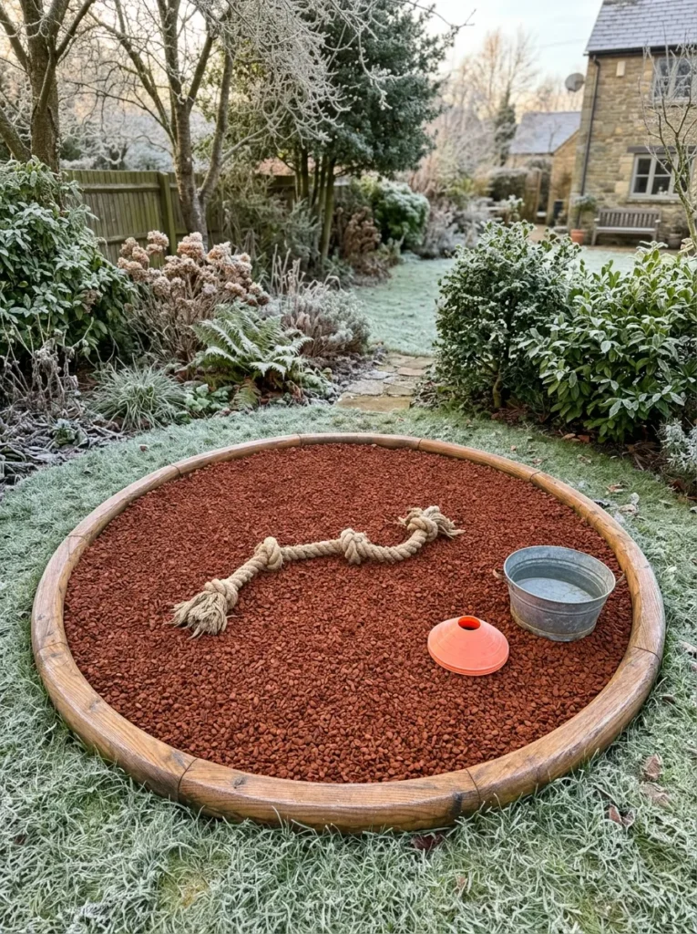 Winter Dog Garden