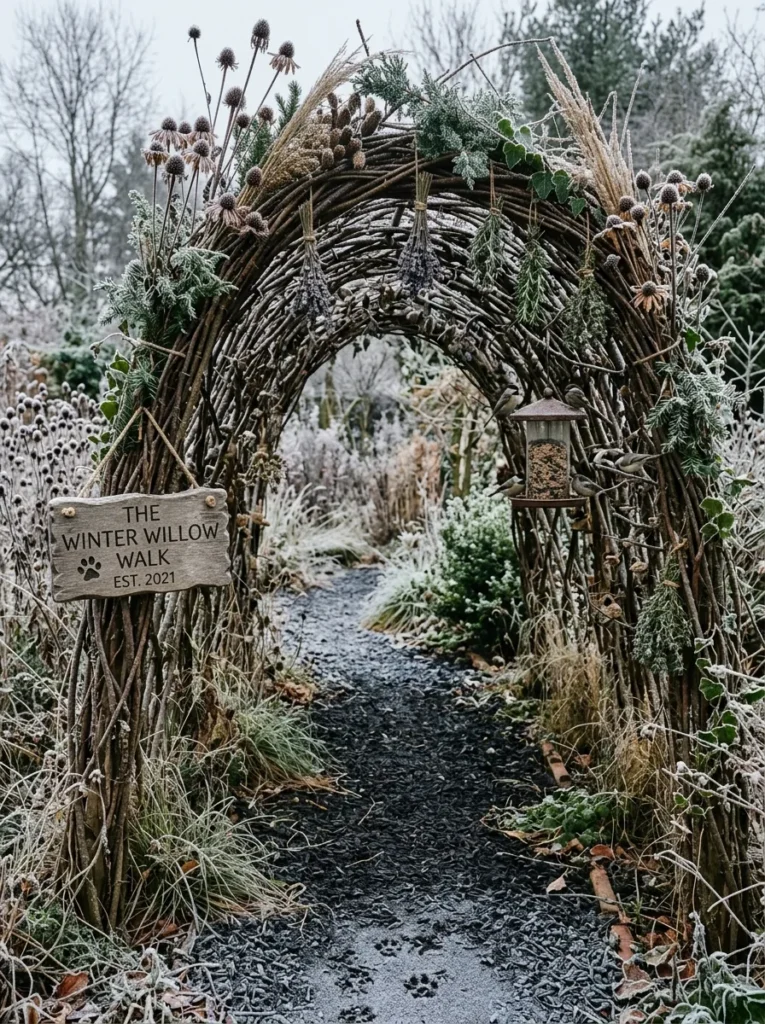 Winter Dog Garden