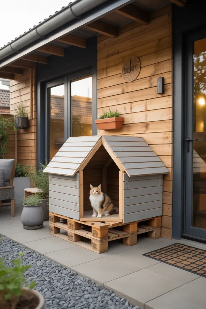 Pallet Cat Shelter