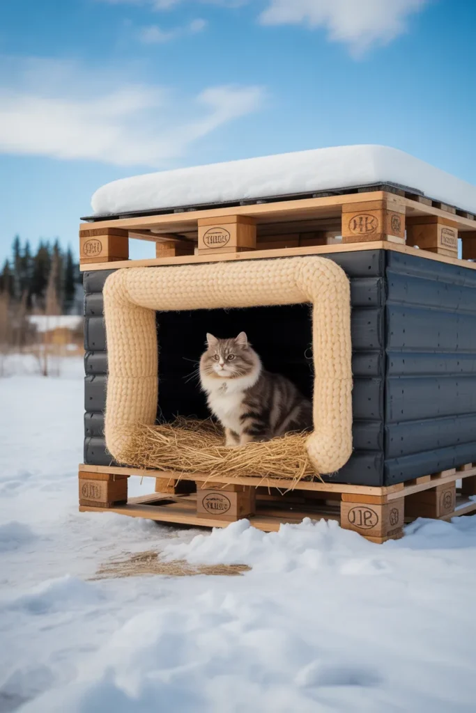 Pallet Cat Shelter