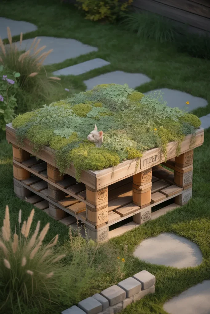 Pallet Cat Shelter