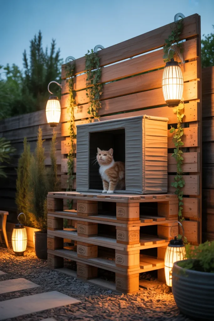 Pallet Cat Shelter