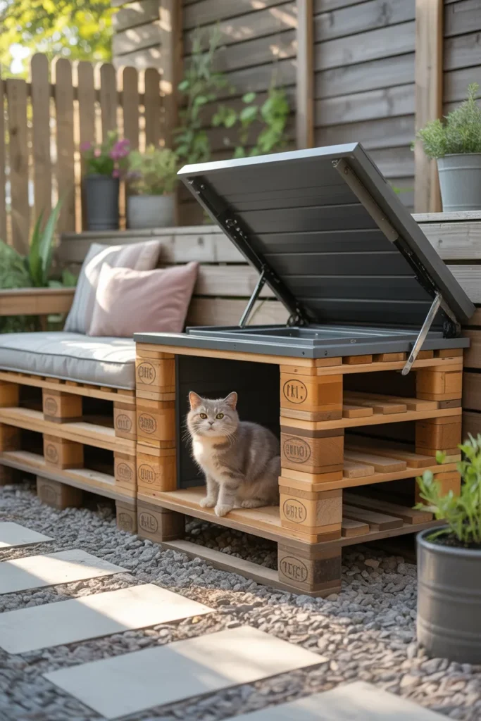 Pallet Cat Shelter