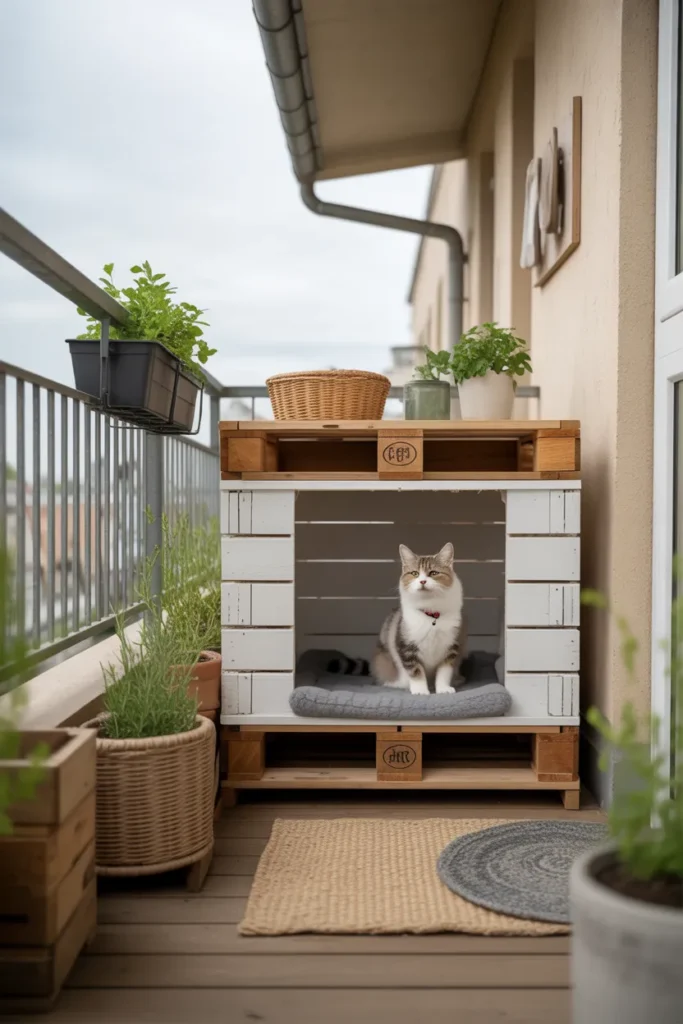 Pallet Cat Shelter