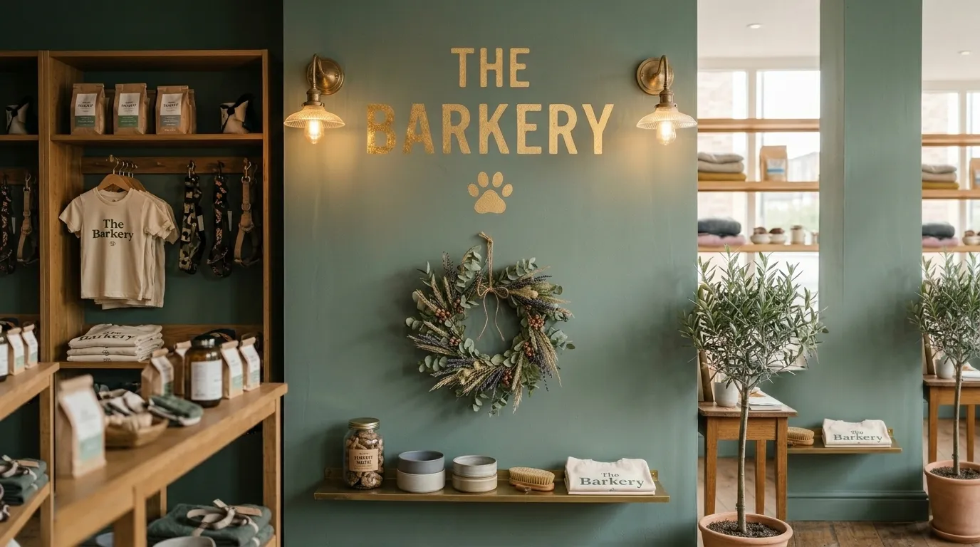 Trendy Dog Shop Design