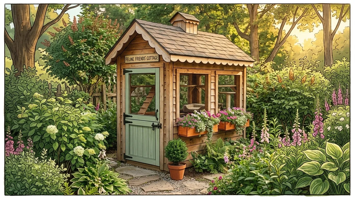 Outdoor Cat Enclosure Ideas