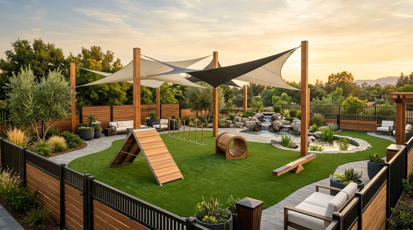 Creative Dog Play Area