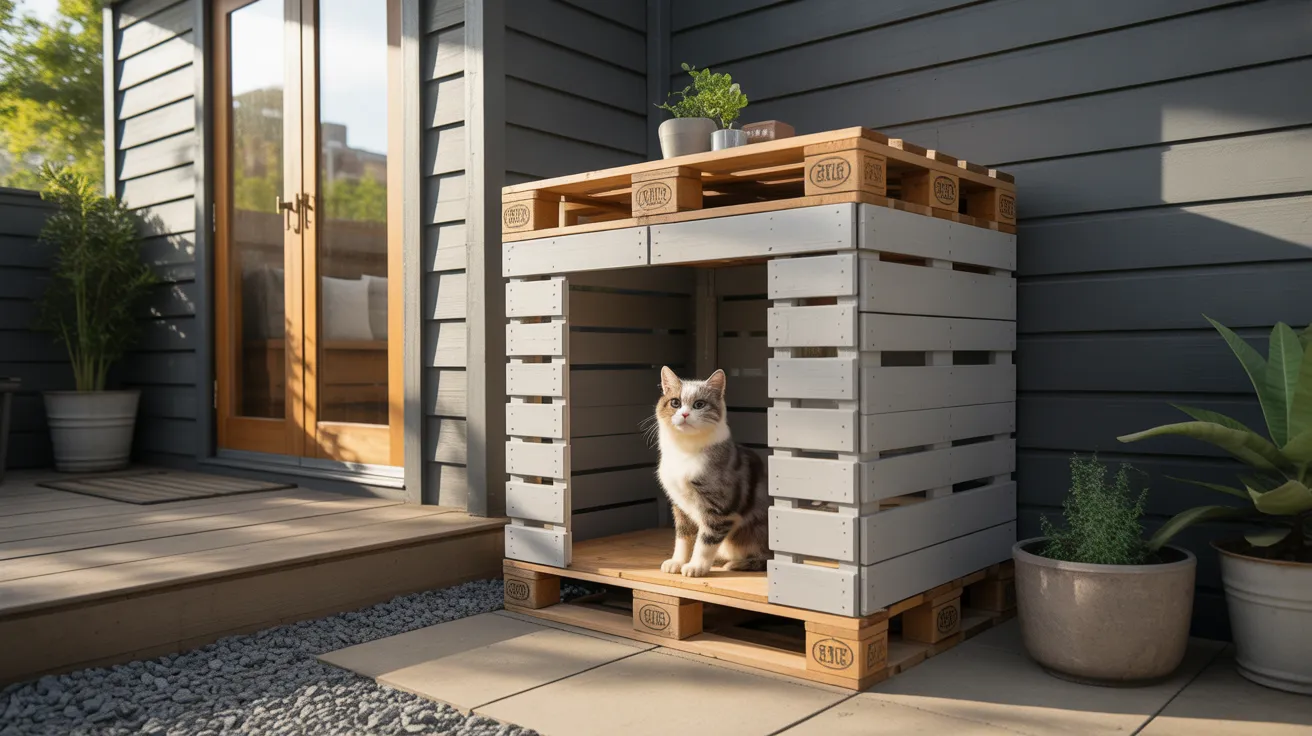 Pallet Cat Shelter