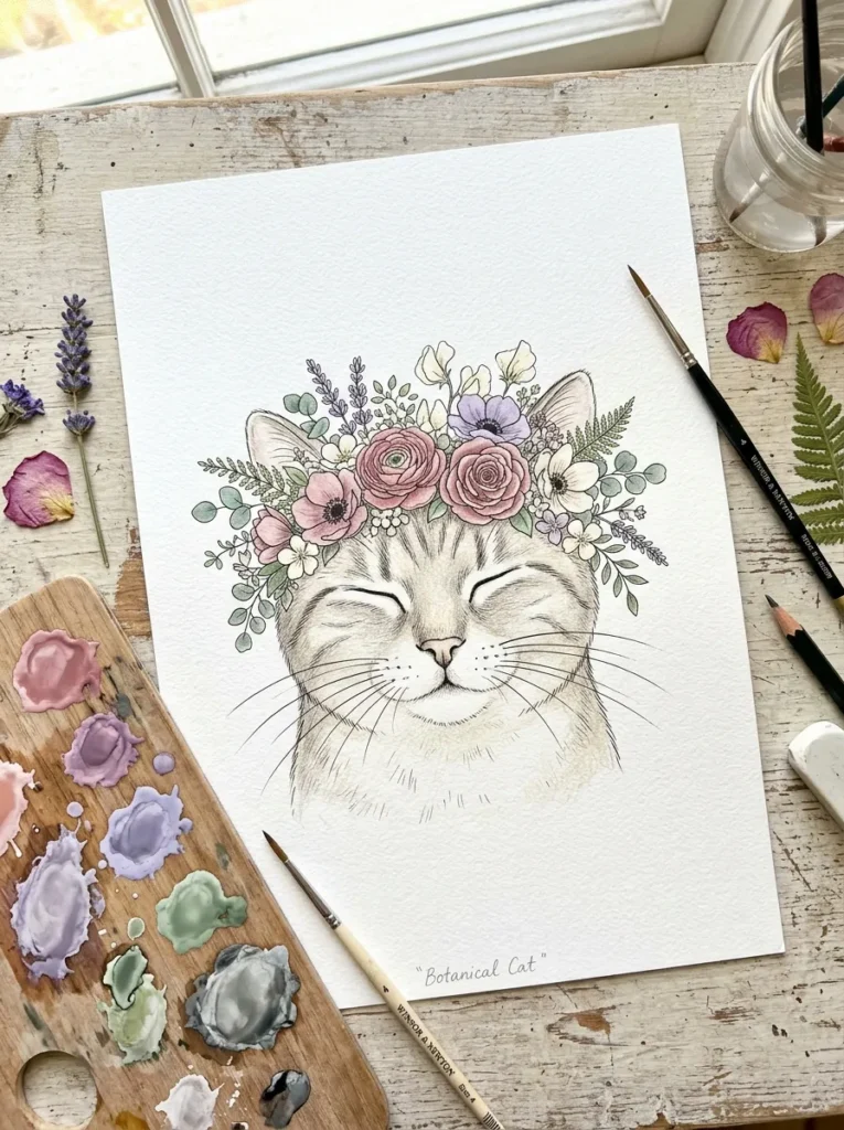 Cute Cat Drawing Ideas