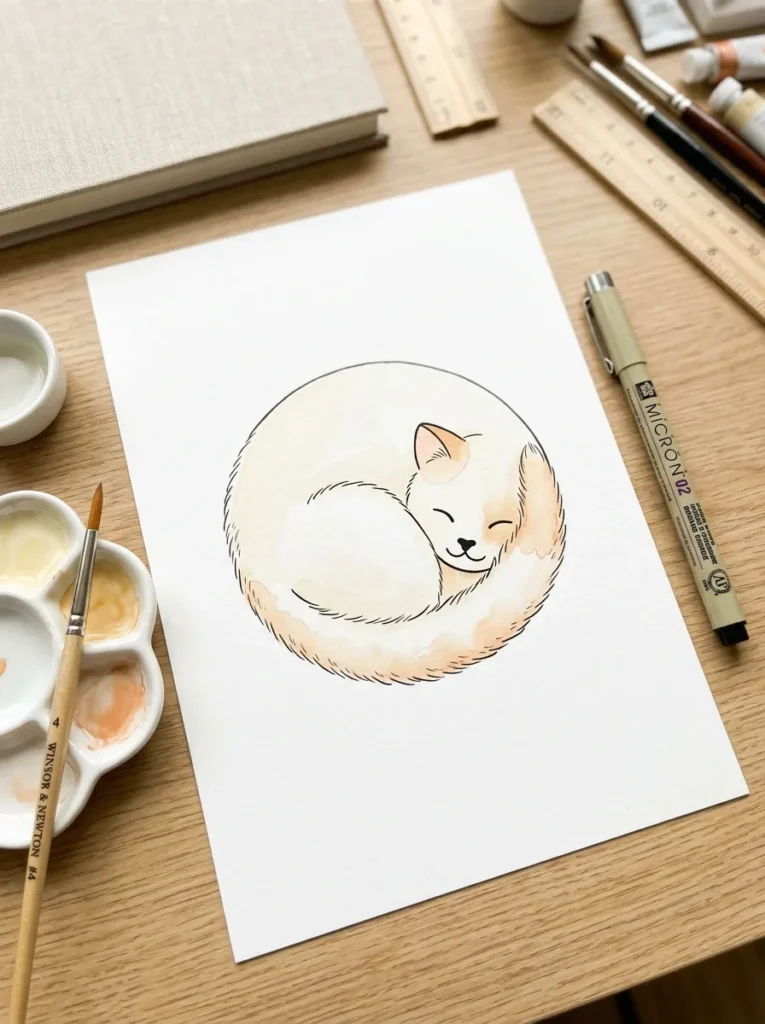 Cute Cat Drawing Ideas