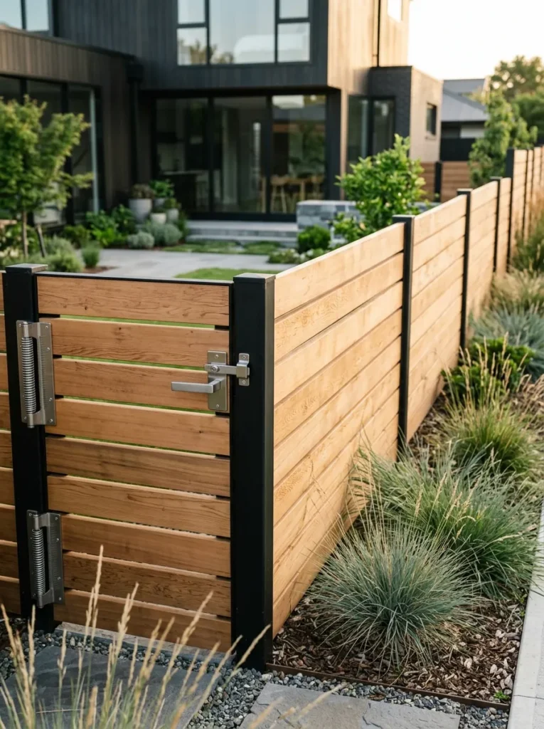Modern Dog Fence Ideas