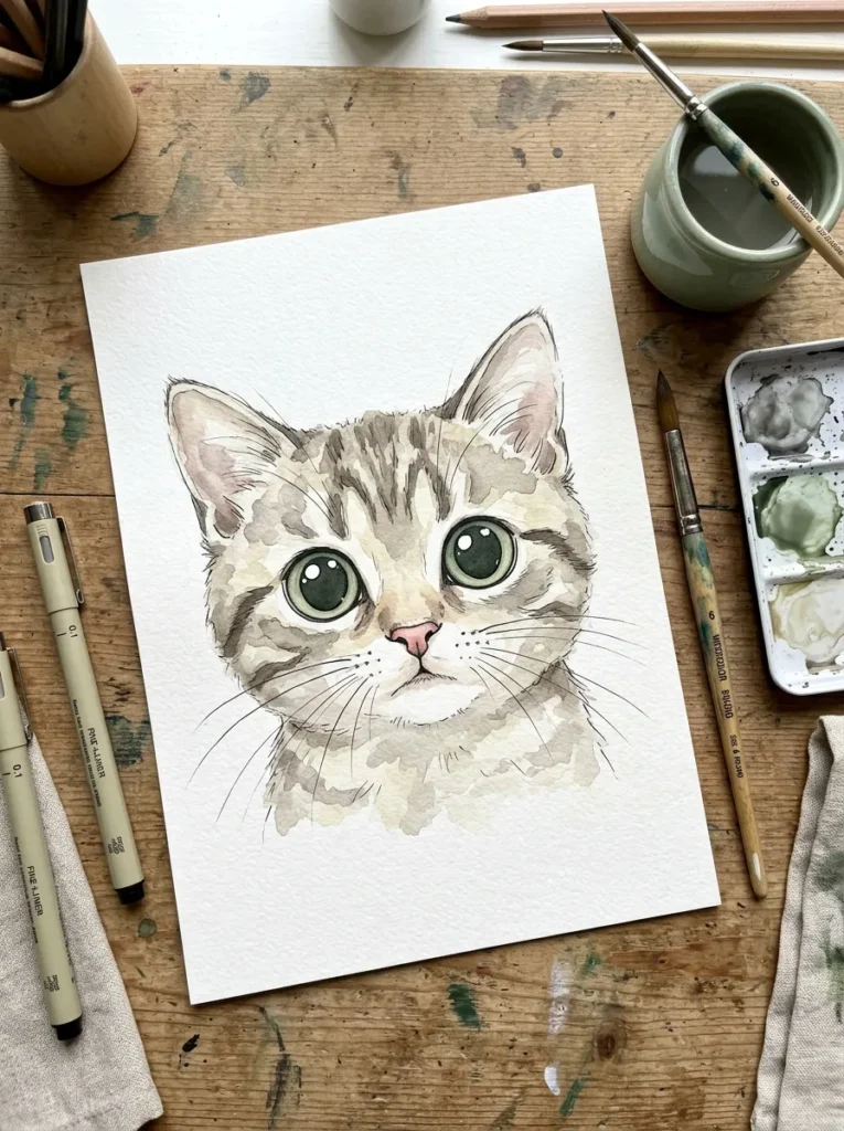 Cute Cat Drawing Ideas