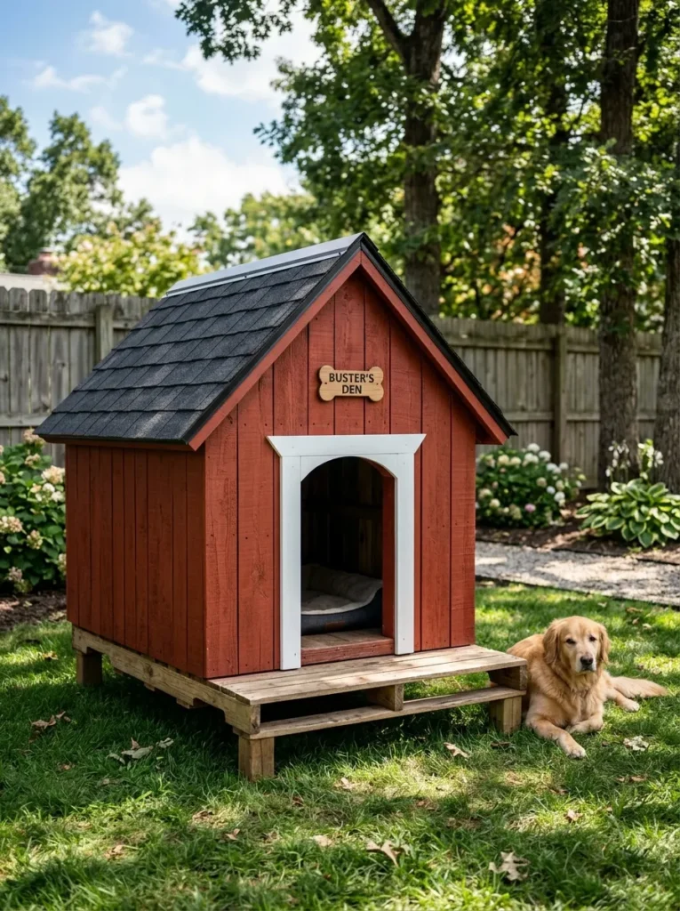 Pallet Dog House