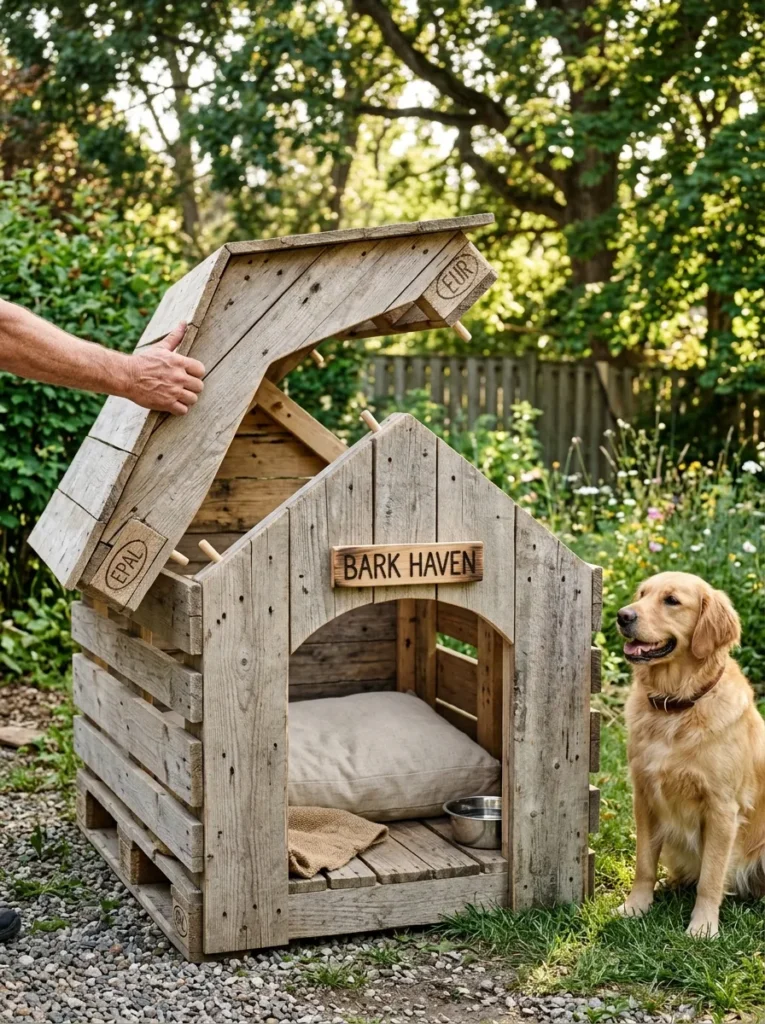 Pallet Dog House
